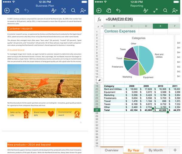 word-excel-office-iphone