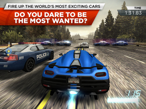Need for Speed Most Wanted iPad