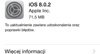 iOS 8.0.2 już dostępny