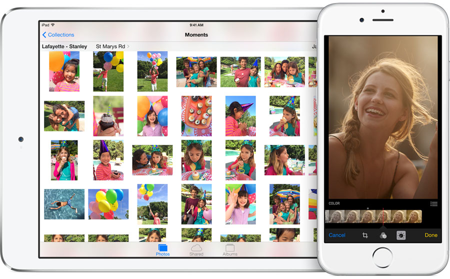 iOS 8 - Zdjęcia i Aparat