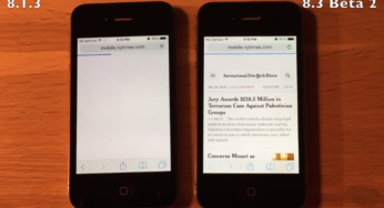 iOS 8.3 nieznacznie przyspiesza na iPhonie 4S i iPhonie 5 (wideo)
