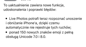 Apple udostępnia iOS 9.1 – lista zmian