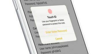 Nowości w iOS 9.3: chronienie notatek hasłem lub odciskiem palca