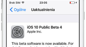 Apple udostępnia czwartą publiczną betę iOS 10