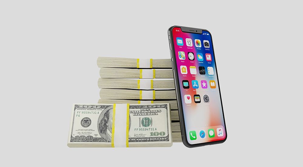 iPhone X i dolary