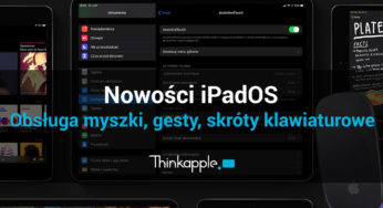 Nowości w iPadOS: obsługa myszki, nowe gesty i nowe skróty klawiaturowe