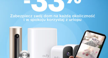Bezpieczne wakacje – inteligentne kamery, zamki i czujniki w promocji do -33%