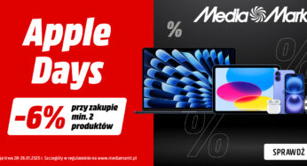 Tydzień Apple Days w MediaMarkt – megapromocje ze świetnymi cenami
