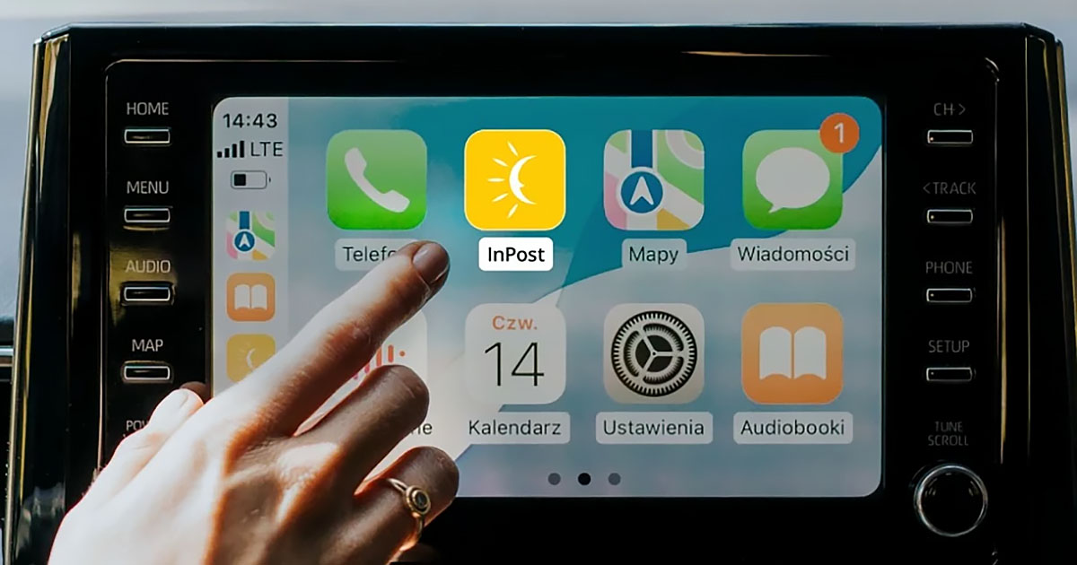 Aplikacja InPost od dziś działa w CarPlay