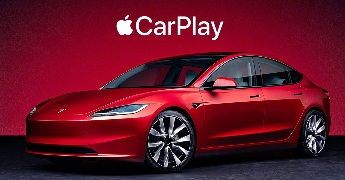 Bloomberg: Tesla doda wsparcie dla Apple CarPlay