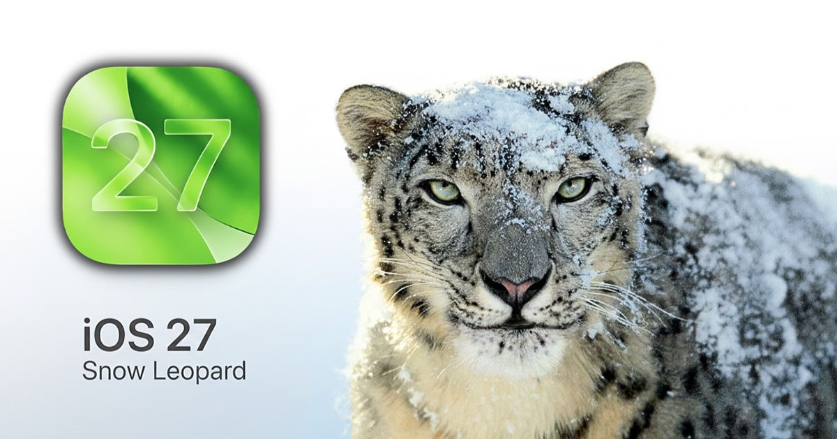 IOS 27 jak Snow Leopard – jakość i ważne nowe funkcje
