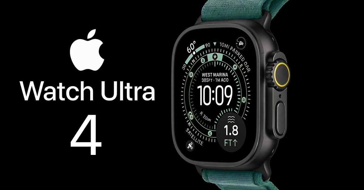 Przeciek: 2 nowości w Apple Watch Ultra 4