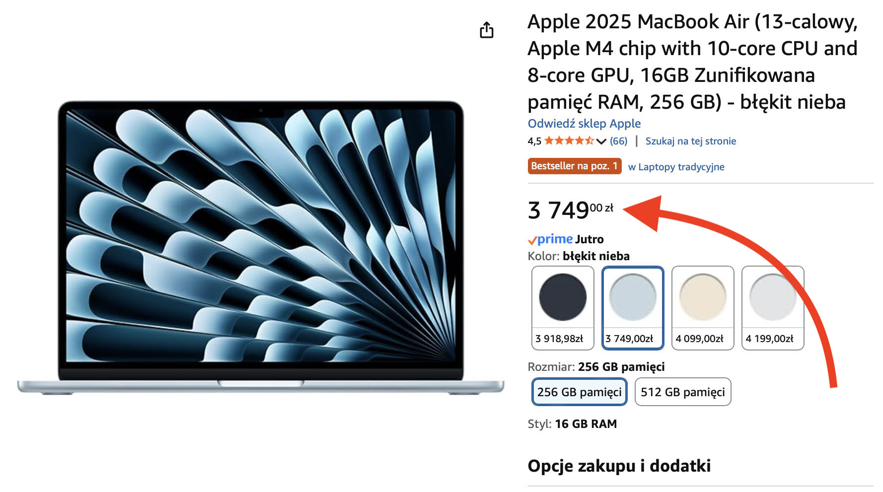 HIT DNIA: MacBook Air z M4 za jedyne 3749 zł