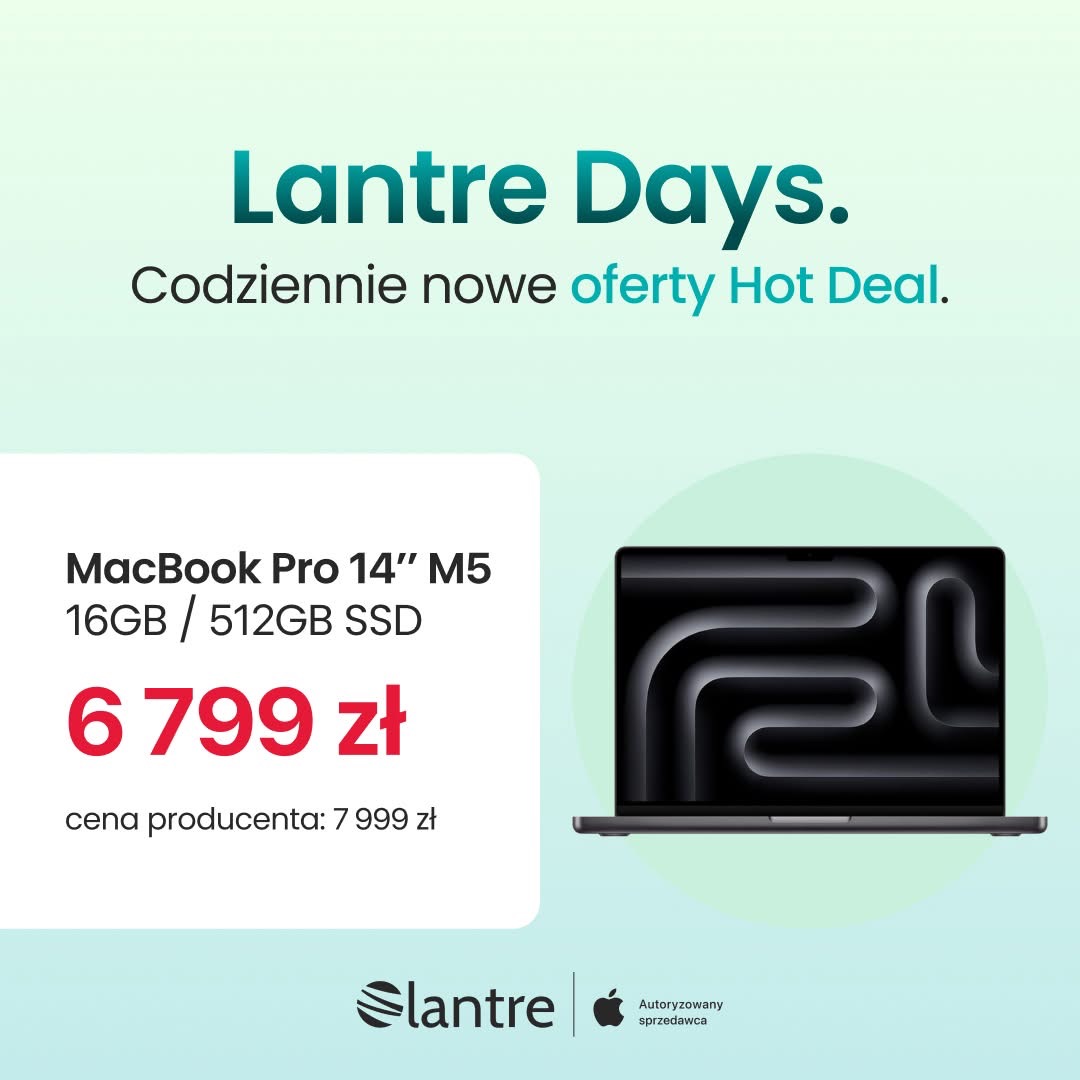 Ale ceny na Apple! Ruszyły Lantre Days!