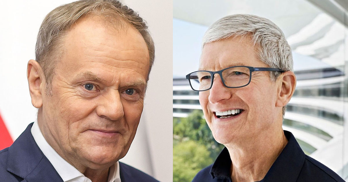 Donald Tusk rozmawiał z Timem Cookiem – wśród tematów polska Siri